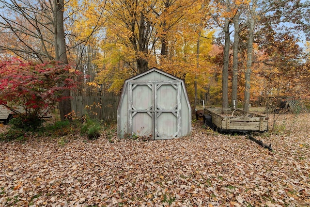 view of outbuilding