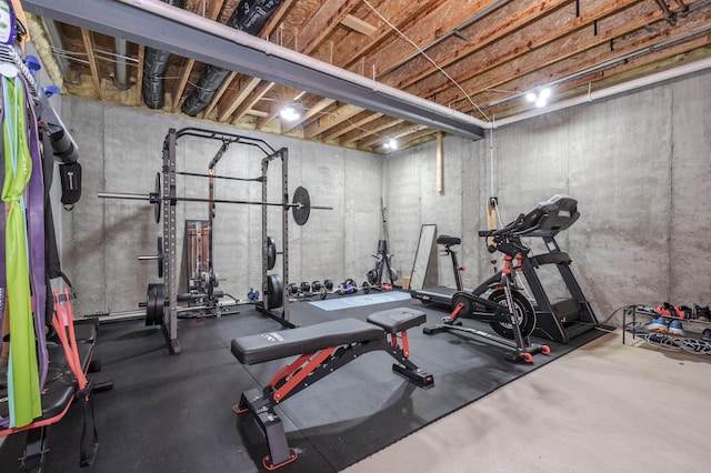 view of exercise room