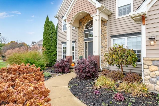 view of entrance to property