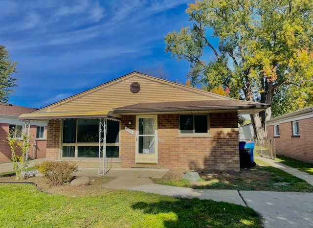 view of bungalow-style house