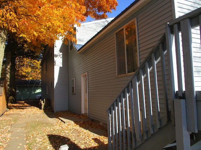 view of home's exterior