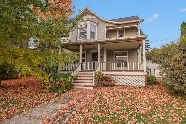 victorian house with a porch