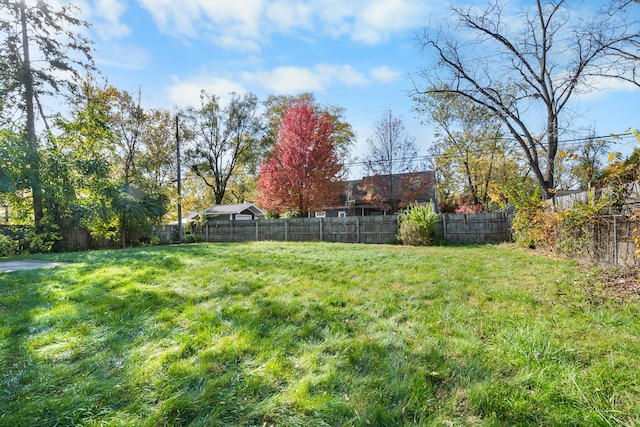 view of yard