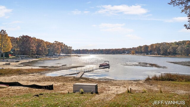 property view of water