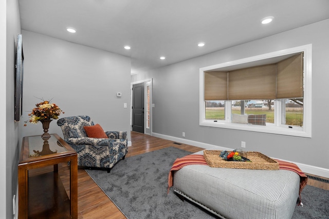 interior space featuring hardwood / wood-style floors