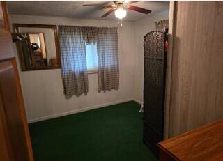 unfurnished room featuring ceiling fan