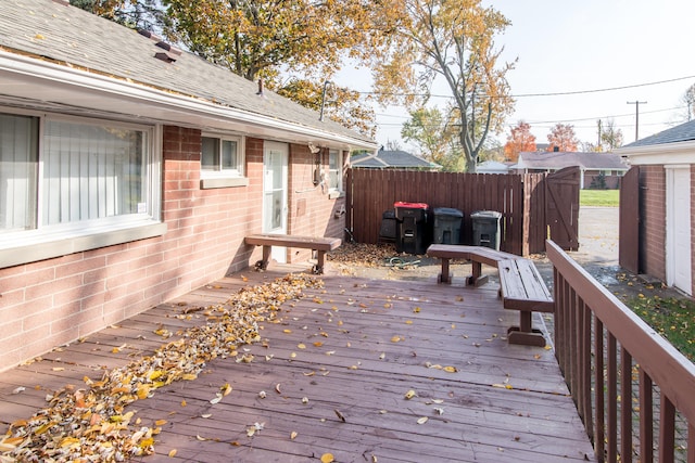 view of deck