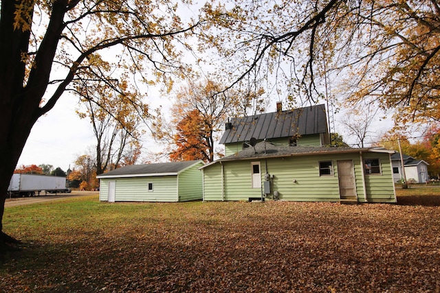 view of rear view of property