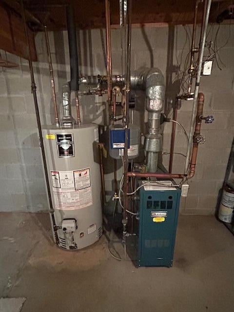 utilities featuring water heater