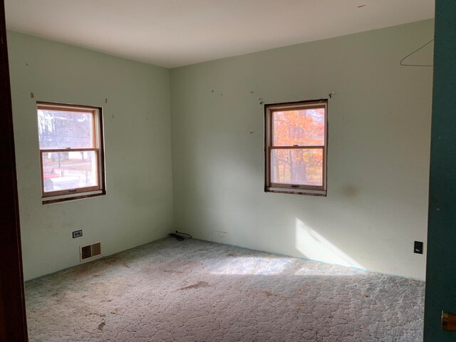 carpeted empty room with plenty of natural light