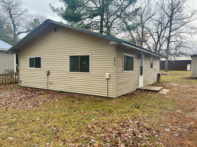 view of side of property