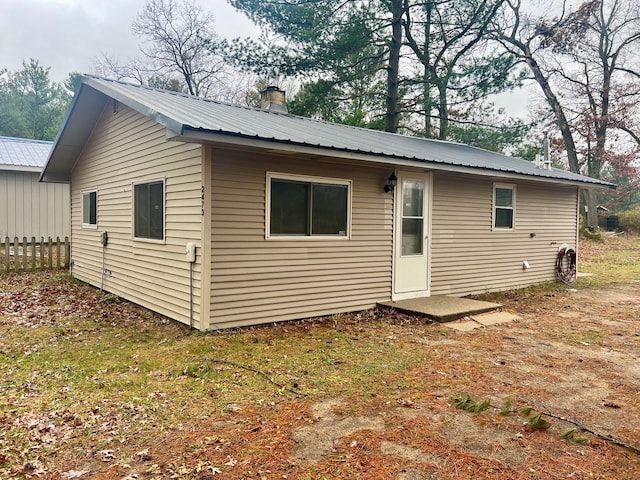 view of rear view of property