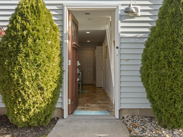 87 S Center St, Beulah, MI 49617 - view of doorway to property