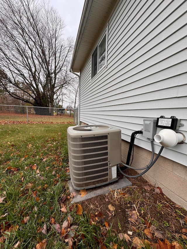 details featuring central air condition unit