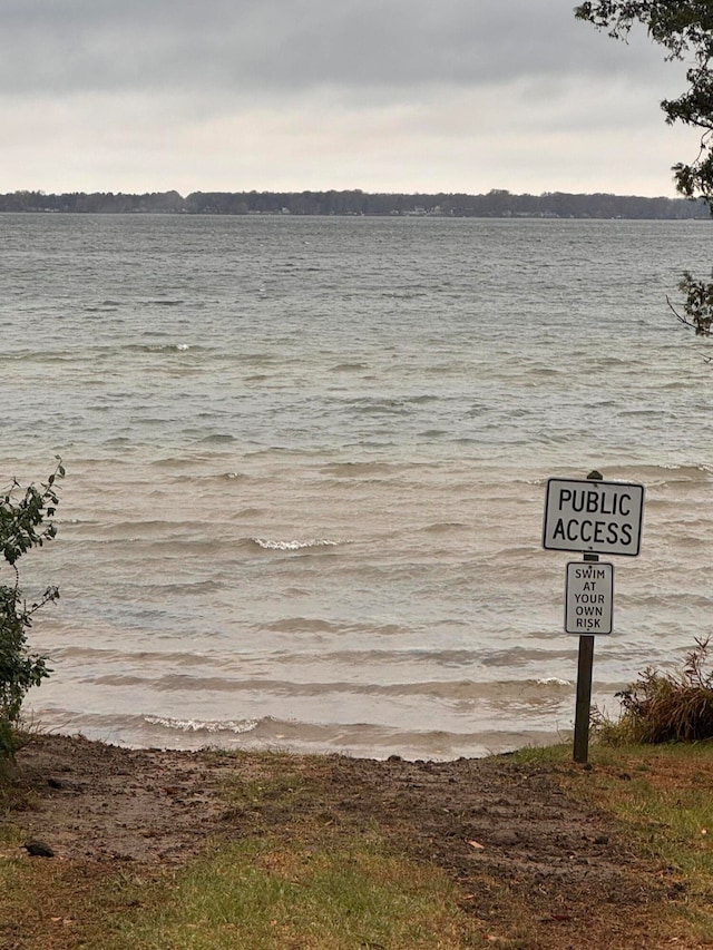 property view of water