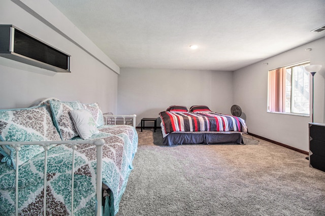 bedroom featuring carpet flooring