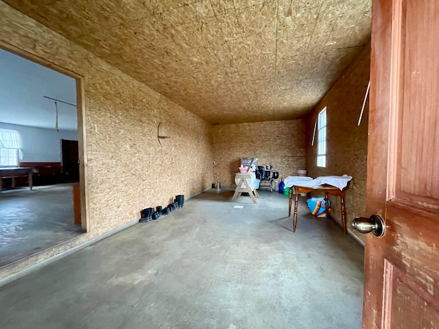 miscellaneous room featuring concrete floors