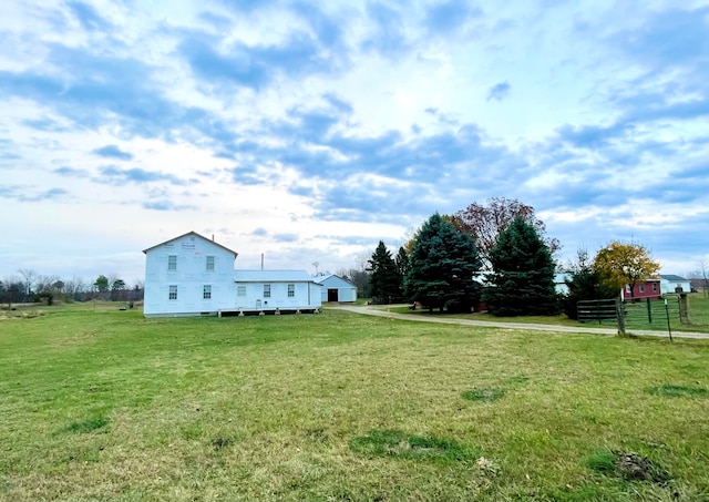 view of yard