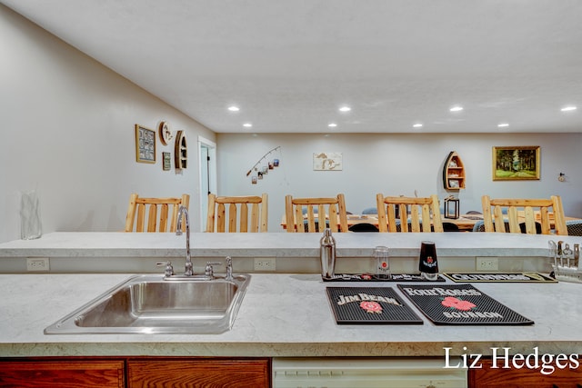 kitchen featuring sink