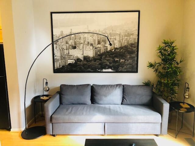 living room featuring wood-type flooring