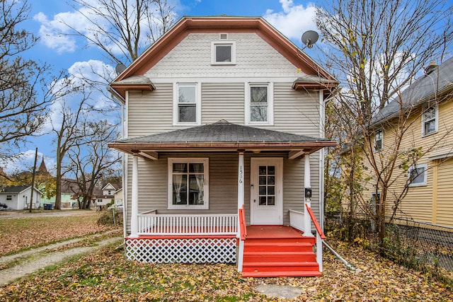 victorian home with a porch