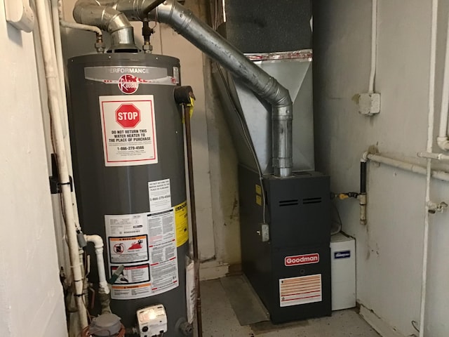 utilities with gas water heater