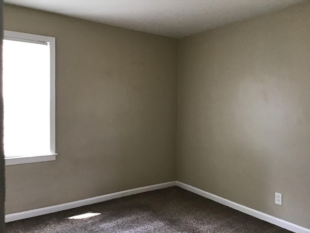 carpeted empty room with plenty of natural light