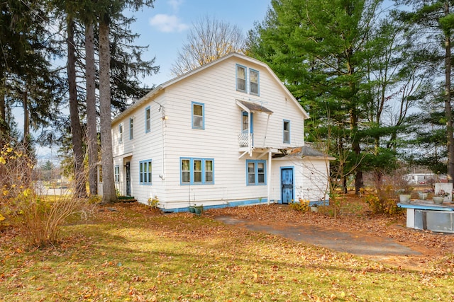 view of back of property