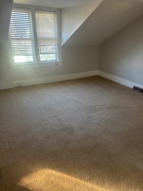 bonus room featuring carpet flooring