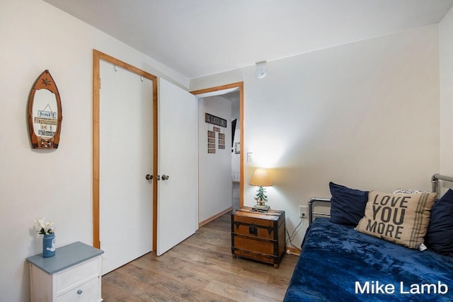 interior space featuring light hardwood / wood-style flooring