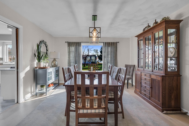 view of dining room