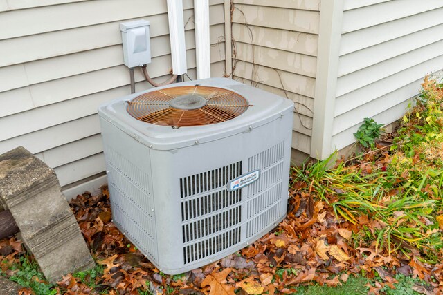 exterior details with cooling unit