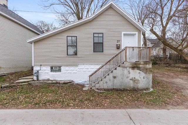 view of front of home