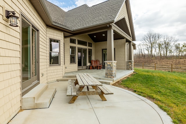 view of patio