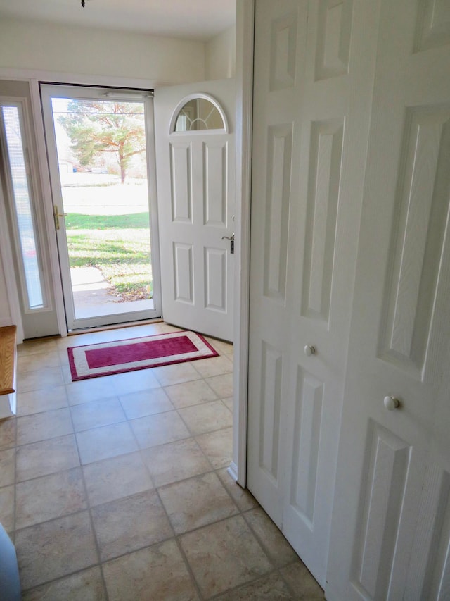 view of entrance foyer