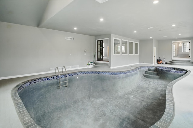 4489 Cranbrook Trl, Orchard Lake, MI 48323 - indoor pool with a jacuzzi