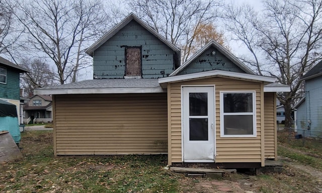 view of back of house