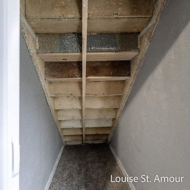 view of basement