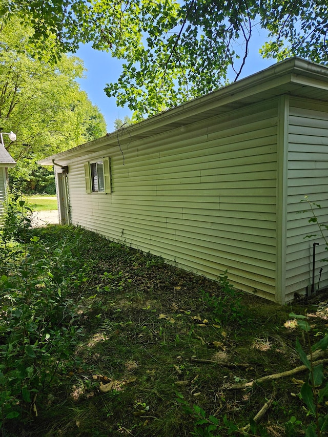 view of home's exterior