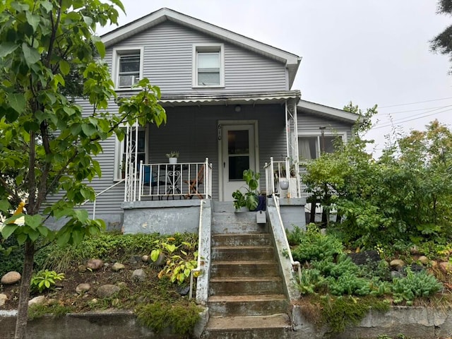 view of bungalow-style home