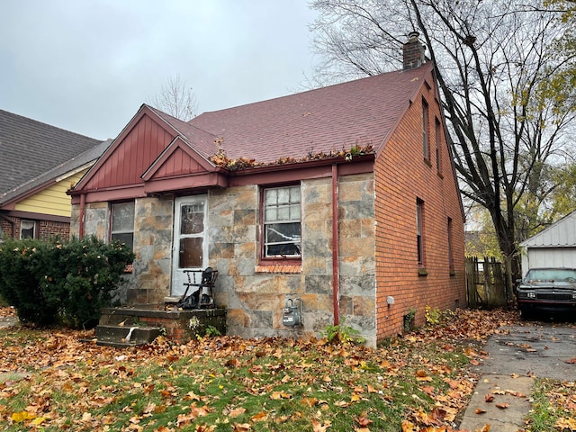 view of front of property