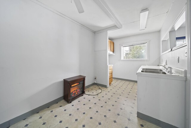 laundry room featuring sink