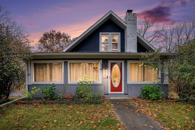 view of front of home