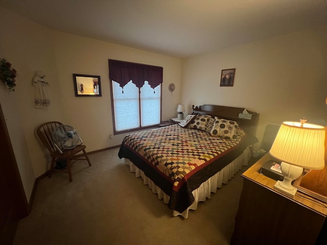 bedroom featuring carpet flooring