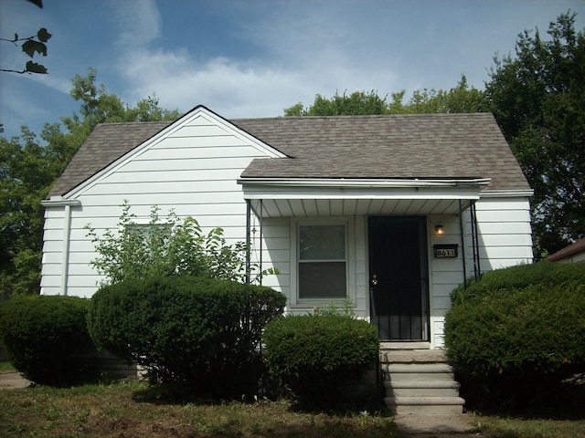 view of bungalow-style house