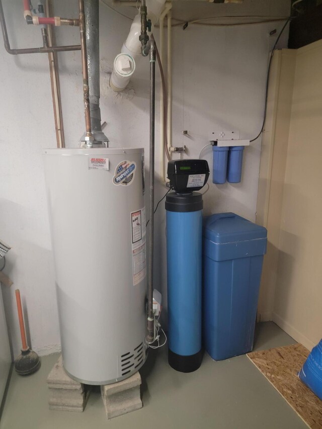 utilities featuring water heater