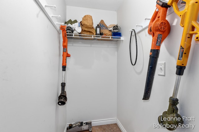 view of laundry area