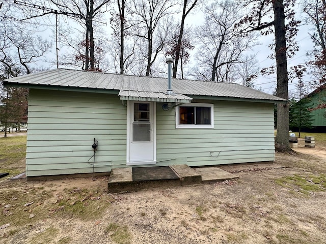 view of rear view of property