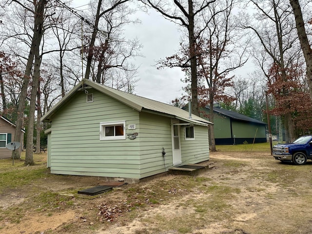 view of back of property