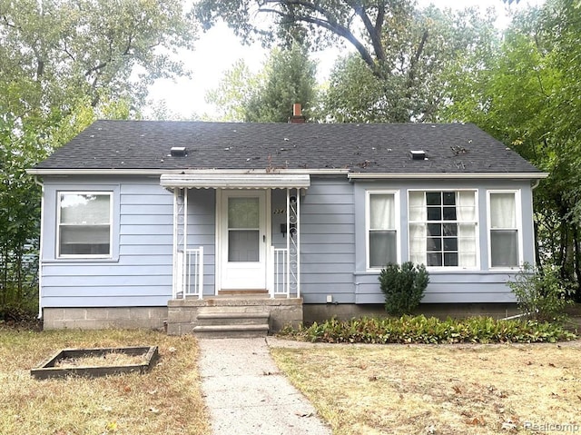 view of front of home